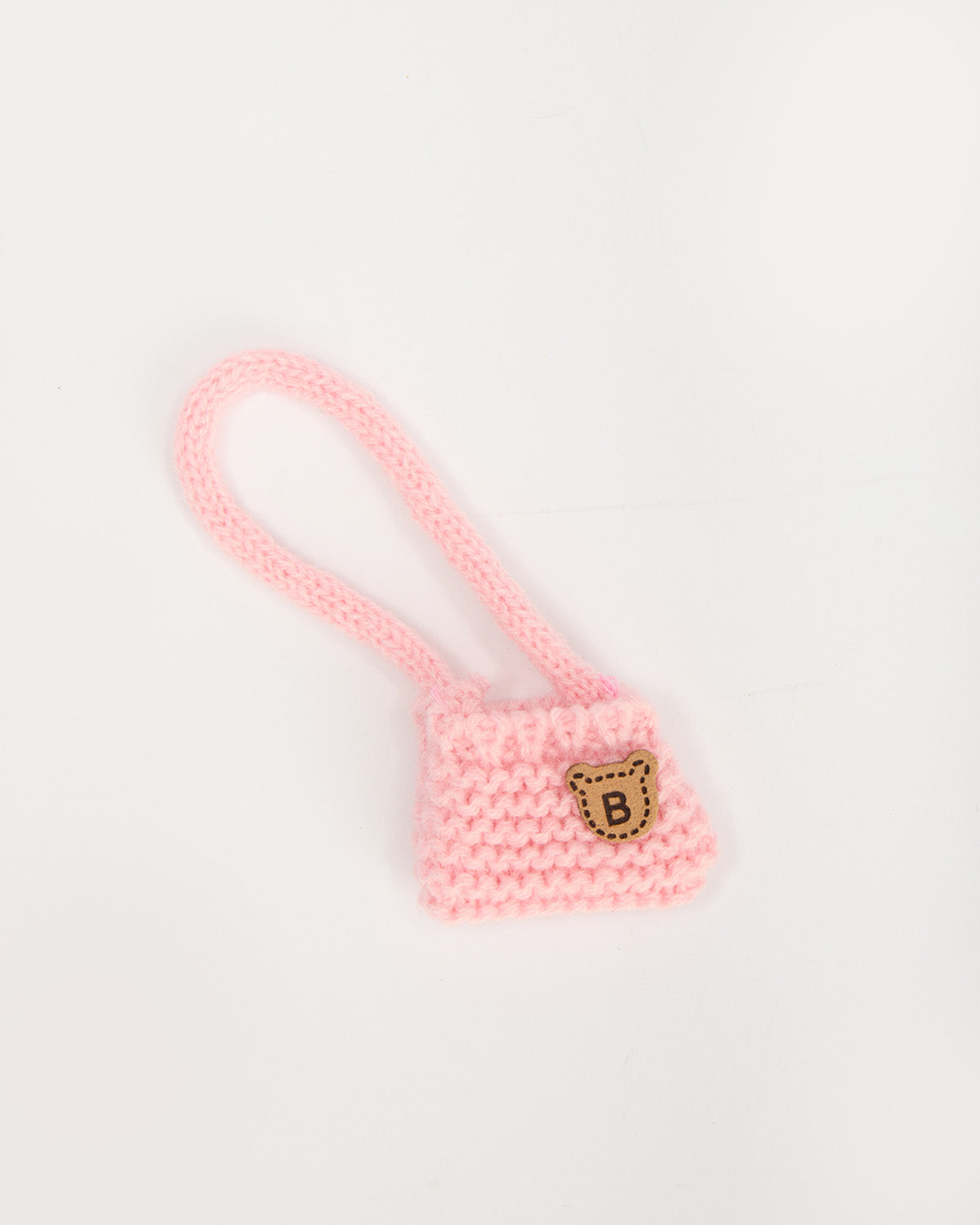Rosa Stricktasche (nur Tasche)