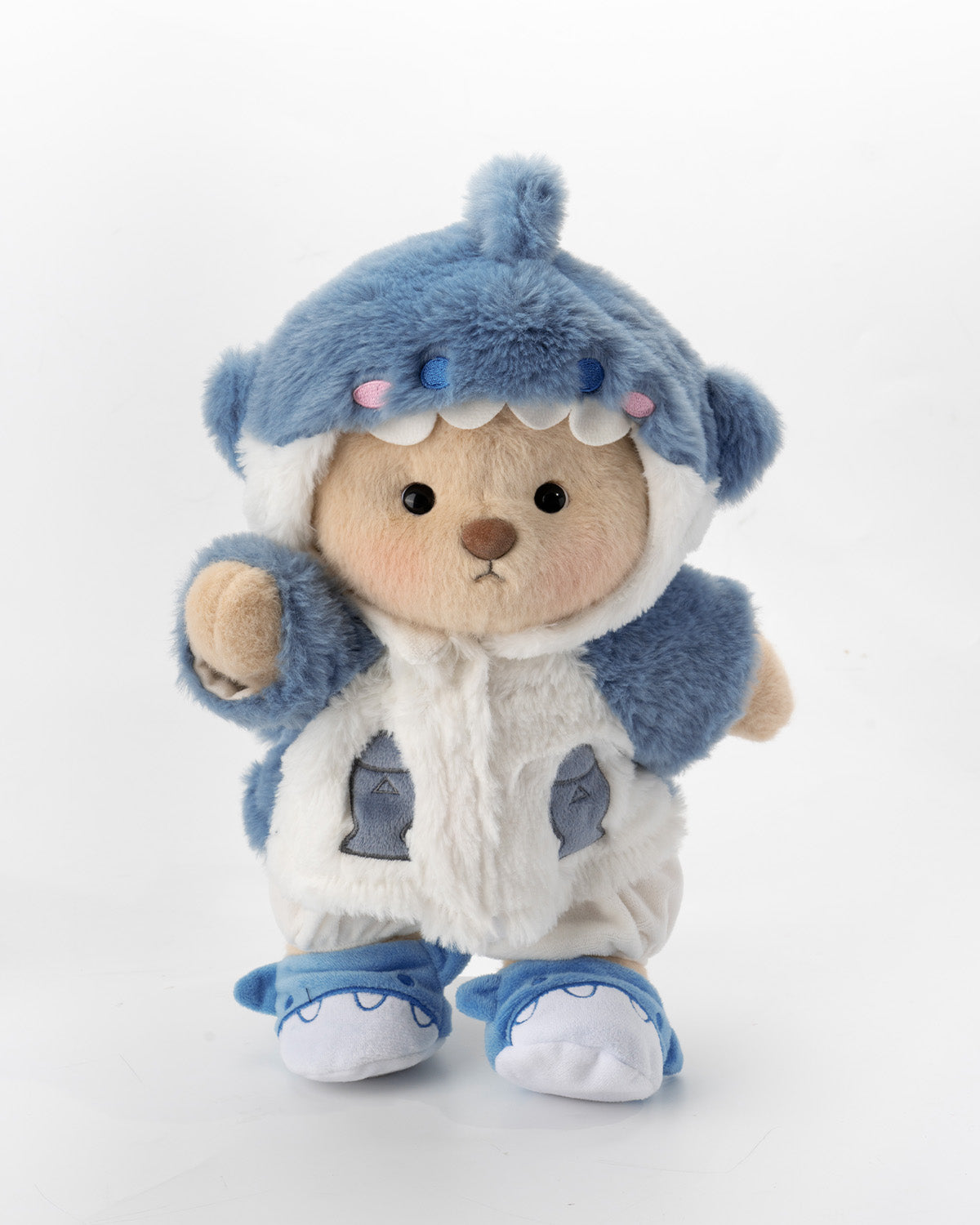 PuffyHugs™ Blau Shark Puffy