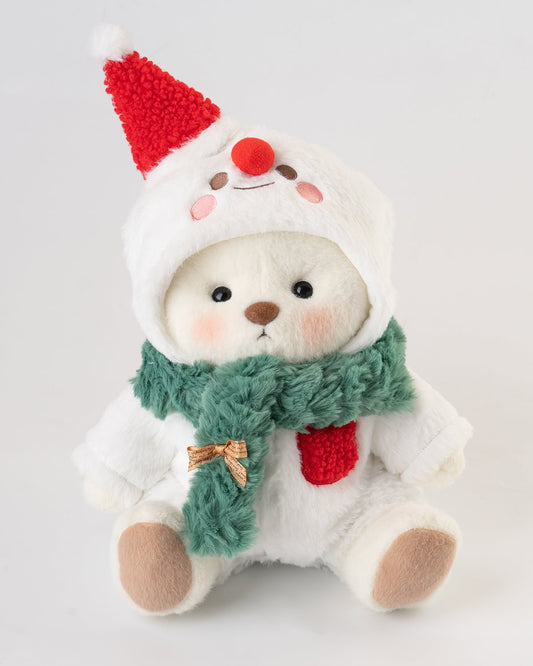 PuffyHugs™ Neujahr Schneemann Puffy