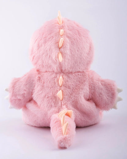 PuffyHugs™ Rosa pelzig Dino Puffy