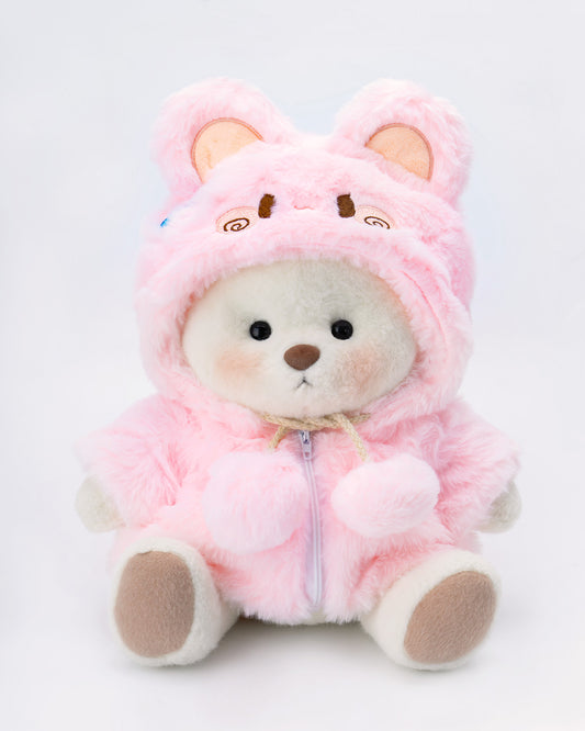 PuffyHugs™ Rosa Kaninchen Puffy