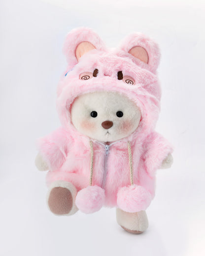 PuffyHugs™ Rosa Kaninchen Puffy