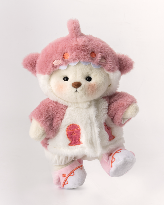 PuffyHugs™ Rosa Shark Puffy