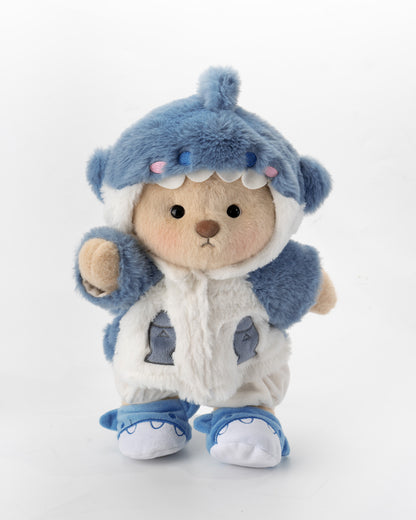 PuffyHugs™ Blau Shark Puffy