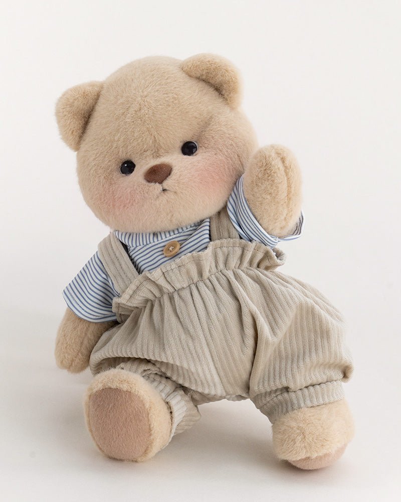 PuffyHugs™ brauner Latzhosen Puffy