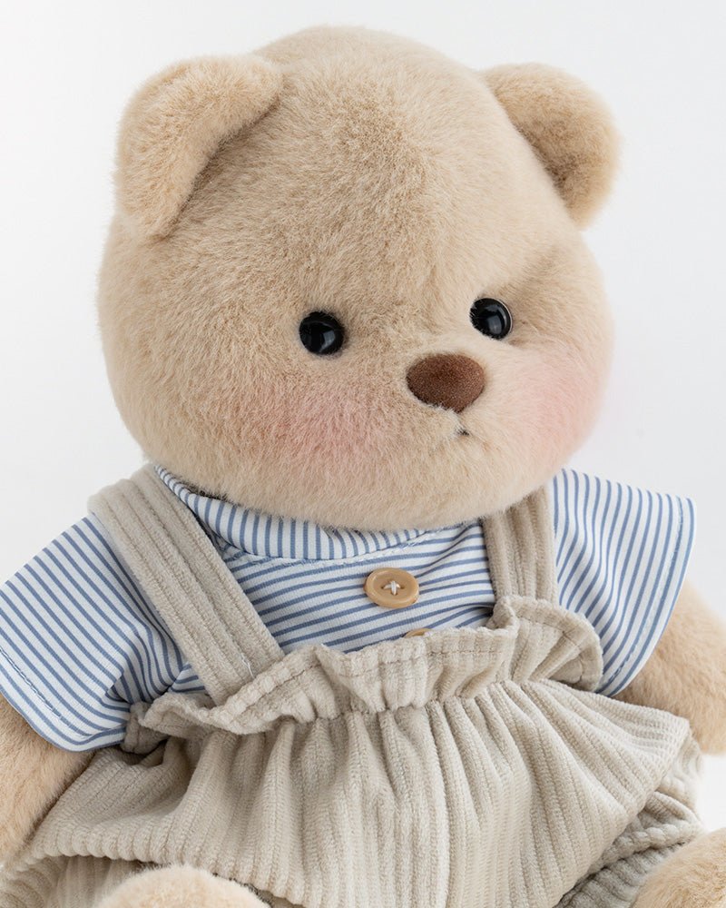 PuffyHugs™ brauner Latzhosen Puffy